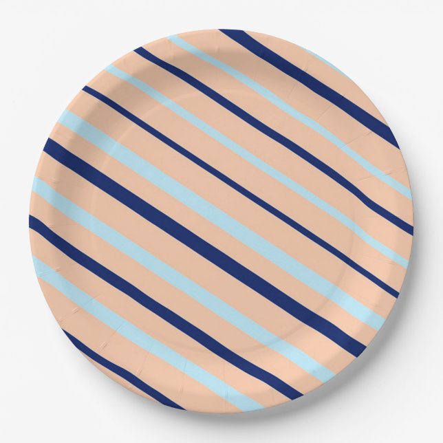 Stripes Paper Plate (Front)