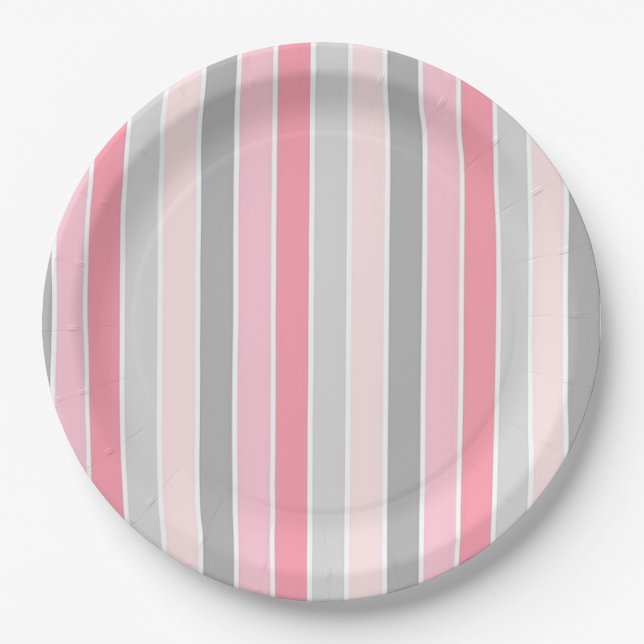 Stripes Paper Plate (Front)