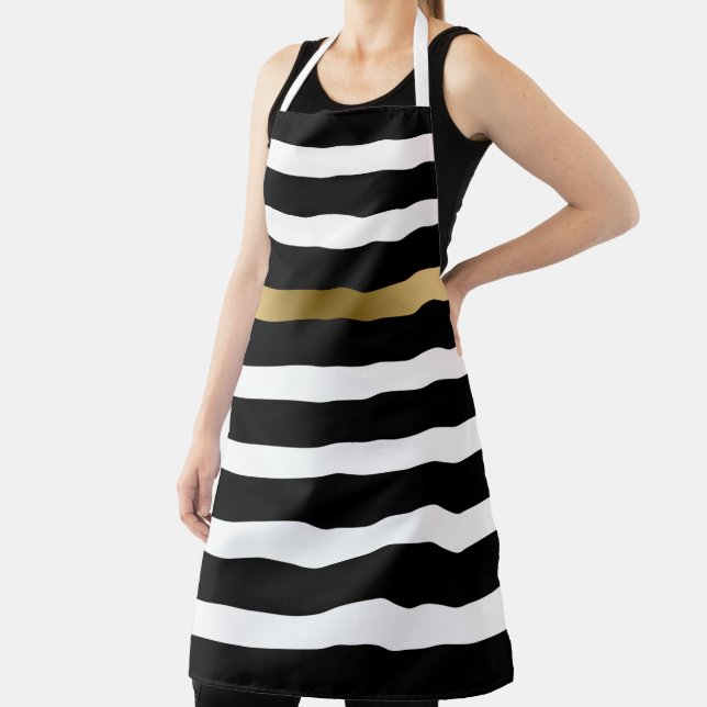 Stripes Pattern Apron (Insitu)