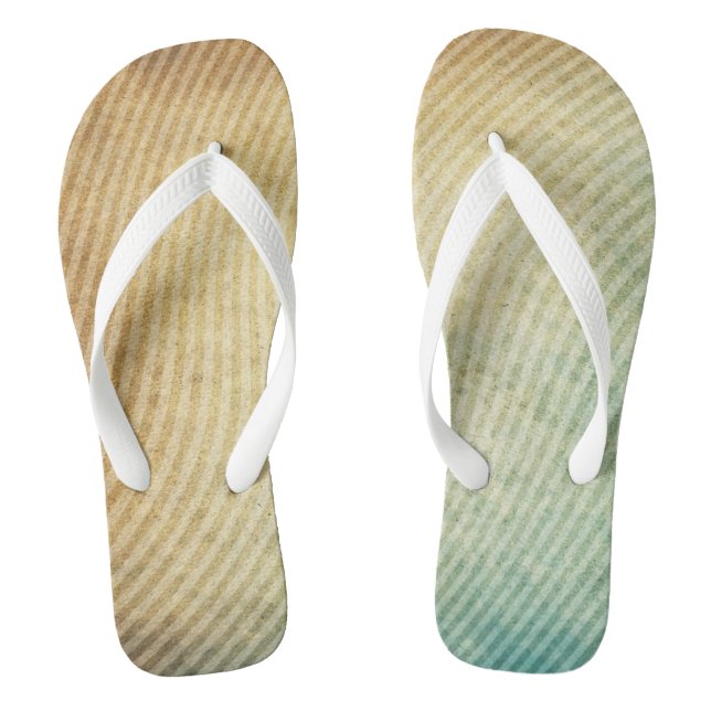 Stripes pattern background thongs (Footbed)