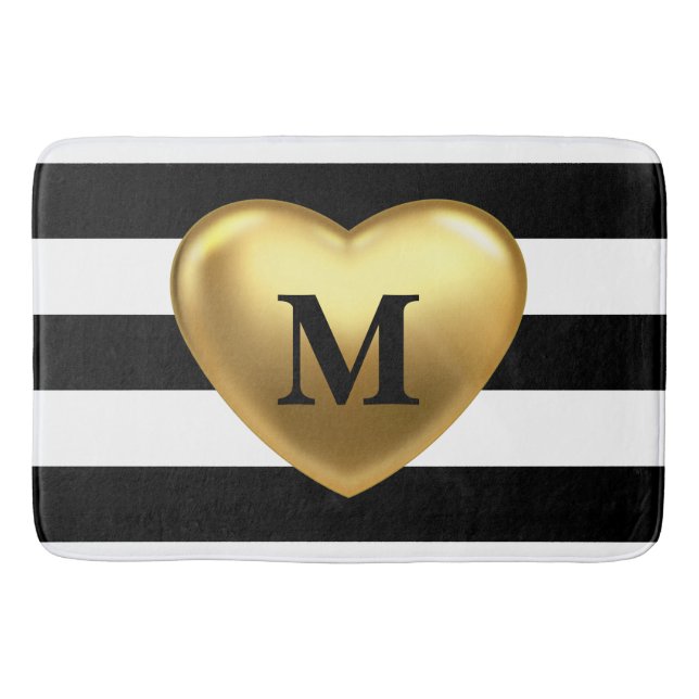 Stripes Pattern Bath Mat (Front)