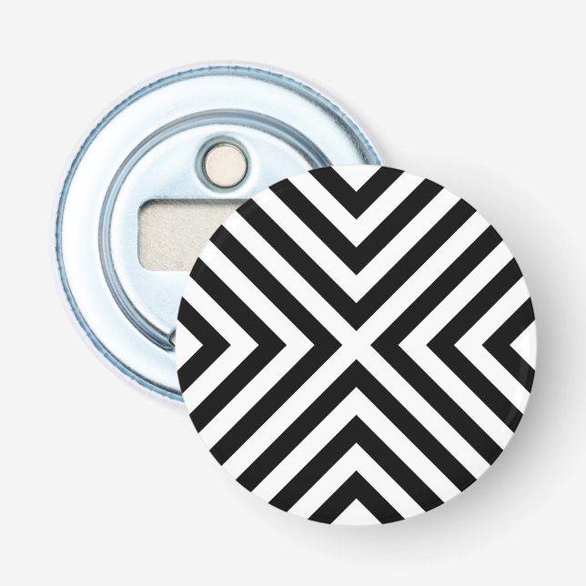 Stripes Pattern Bottle Opener (Front)