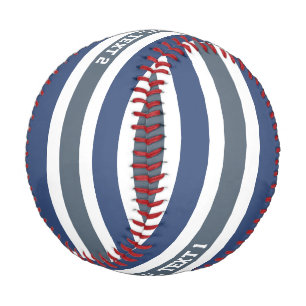 Stripes Pattern custom baseball