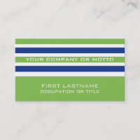 Stripes Pattern custom business cards