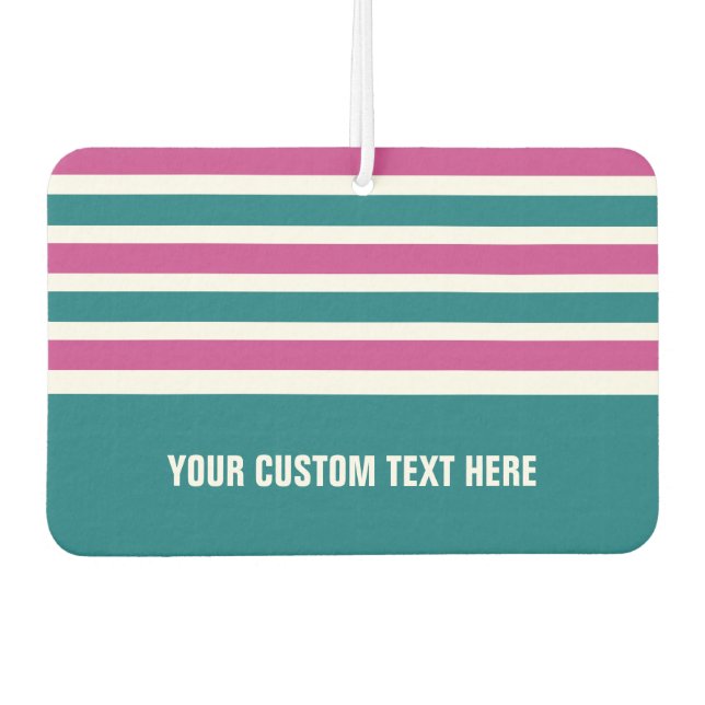 Stripes Pattern custom car air freshner Car Air Freshener (Front)