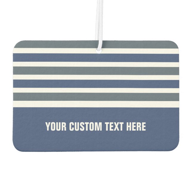 Stripes Pattern custom car air freshner Freshener (Back)