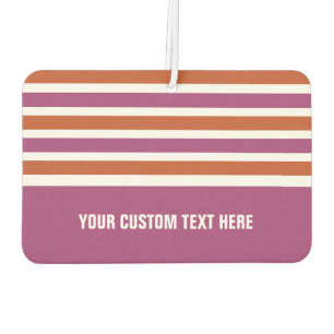 Stripes Pattern custom car air freshner Freshener