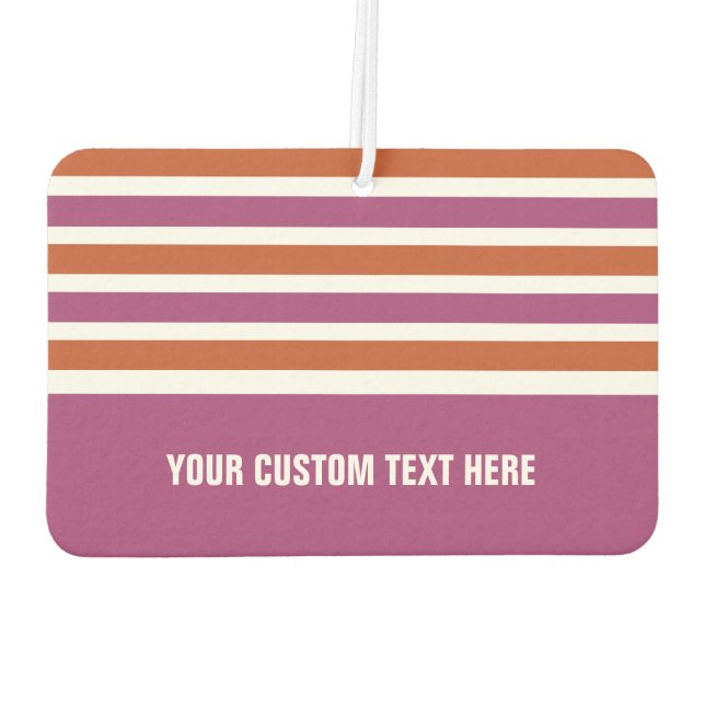 Stripes Pattern custom car air freshner Freshener (Back)
