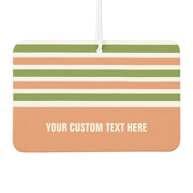 Stripes Pattern custom car air freshner Freshener (Front)