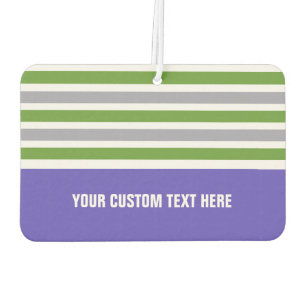 Stripes Pattern custom car air freshner Freshener