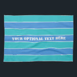 Stripes Pattern custom hand towel<br><div class="desc">Change the text field to what you want. You can also change the font and its size and colour by using the "Customise it" function,  as well as add more text fields if you wish. See my store for more items with this design.</div>