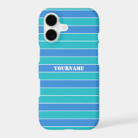 Stripes Pattern custom monogram cases