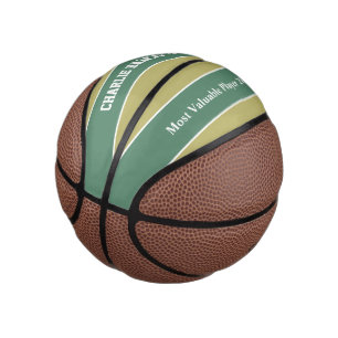 Stripes Pattern custom name & text basketball