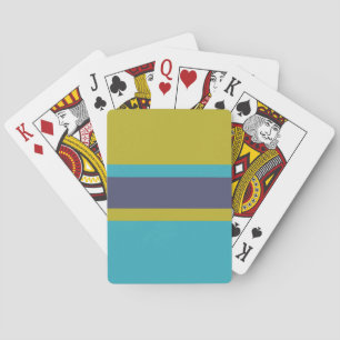 Stripes Pattern custom playing cards