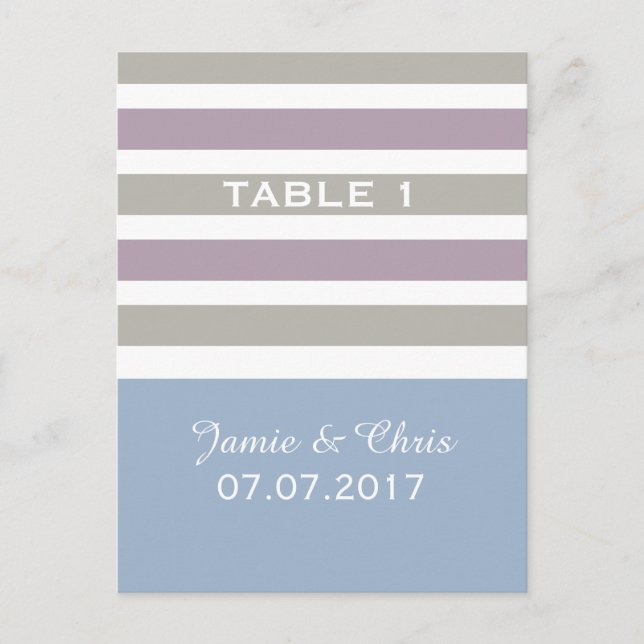 Stripes Pattern custom postcard (Front)