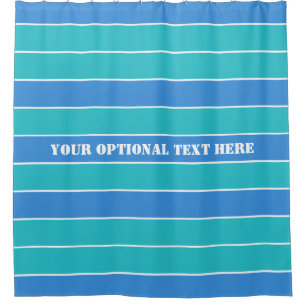 Stripes Pattern custom shower curtain