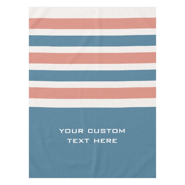 Stripes Pattern custom table cloths (Front)