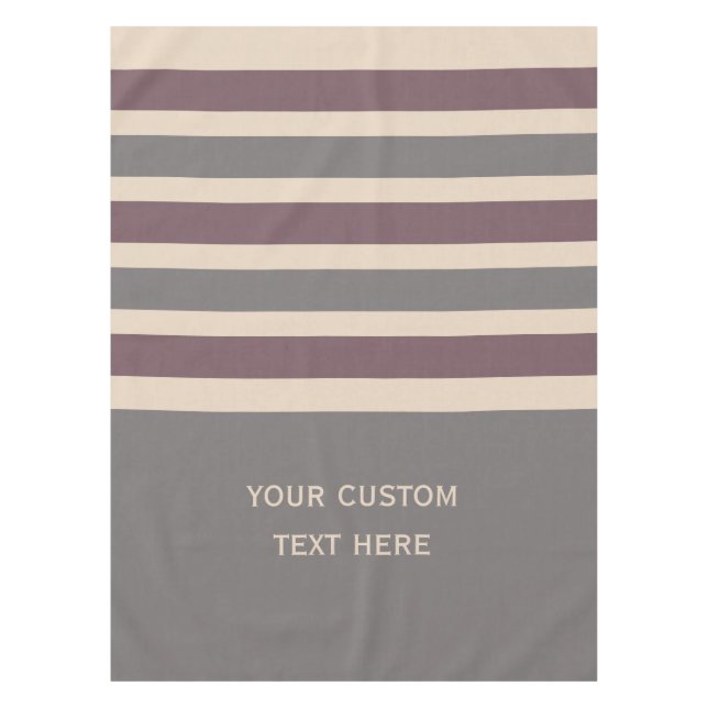 Stripes Pattern custom table cloths (Front)