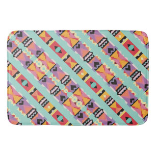 Stripes Pattern mix Bath Mat