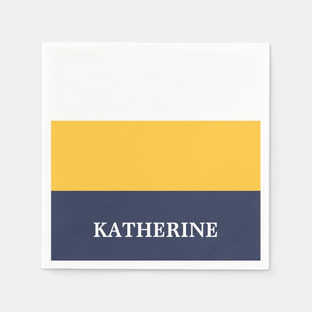 Stripes Pattern Napkin (Front)