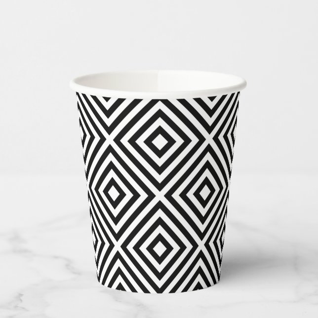 Stripes Pattern Paper Cups (Left)