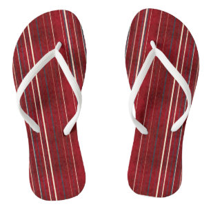 Stripes Pattern Thongs