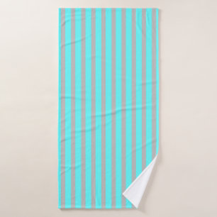 Stripes Patterns Teal Blue Grey Grey Theme Cool Bath Towel