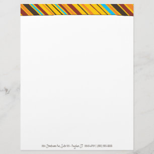 Stripes Personal Letterhead