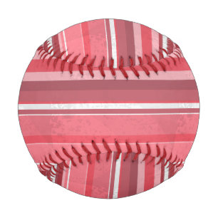 Stripes Pink Baseball