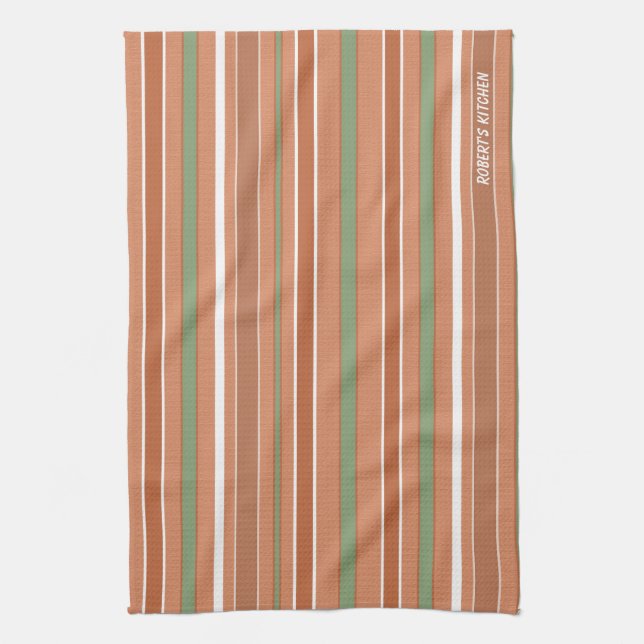 STRIPES ROBERT's KITCHEN adjustable Tea Towel (Vertical)