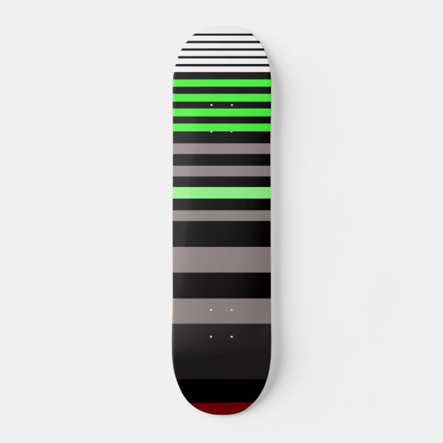 stripes skateboard (Front)