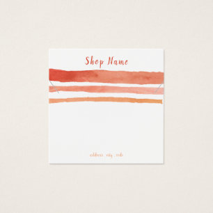 Stripes square necklace or bracelet display card