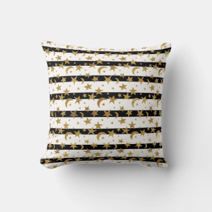 Stripes, Stars and Moons Cushion