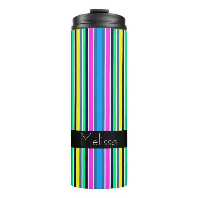Stripes Thermal Tumbler (Front)