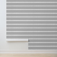 Stripes Uneven Simple Minimalist Modern White Grey