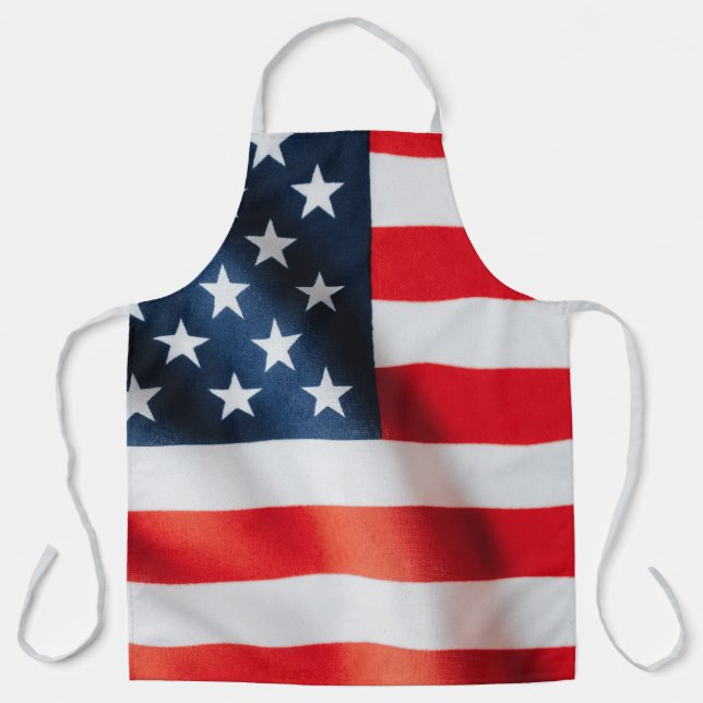 Stripes USA Cooking Apron — USA (Front)