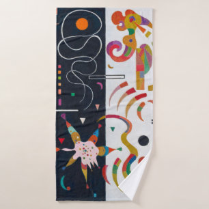 Stripes, Wassily Kandinsky Bath Towel