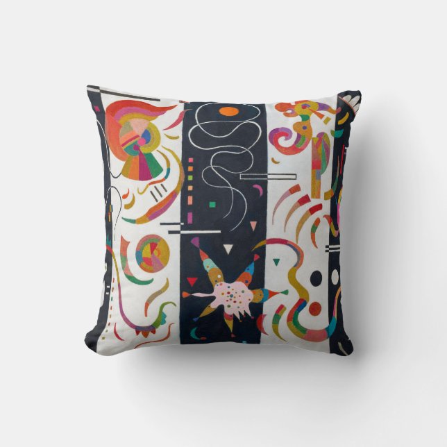 Stripes, Wassily Kandinsky Cushion (Front)