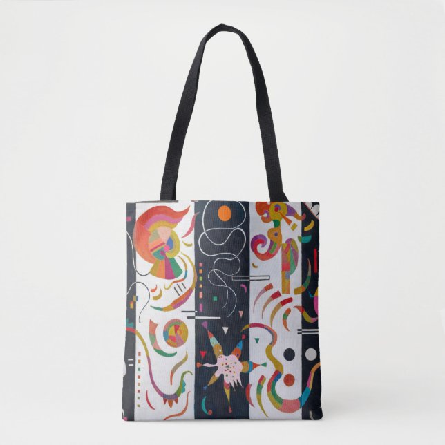 Stripes, Wassily Kandinsky Tote Bag (Front)