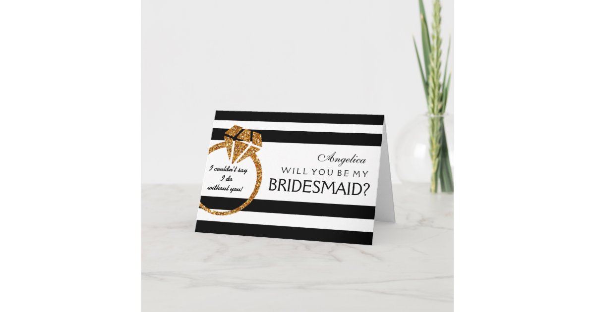 stripes-will-you-be-my-bridesmaid-invitation-card-zazzle