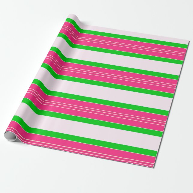 Stripes Wrapping Paper (Unrolled)