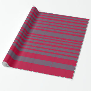 Stripes Wrapping PaperRed Gray Wrapping Paper
