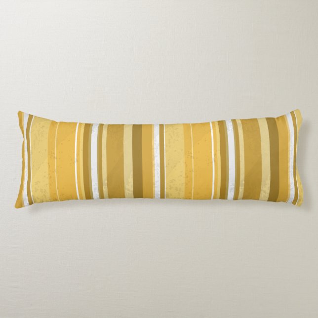 Stripes Yellow Body Cushion (Front)