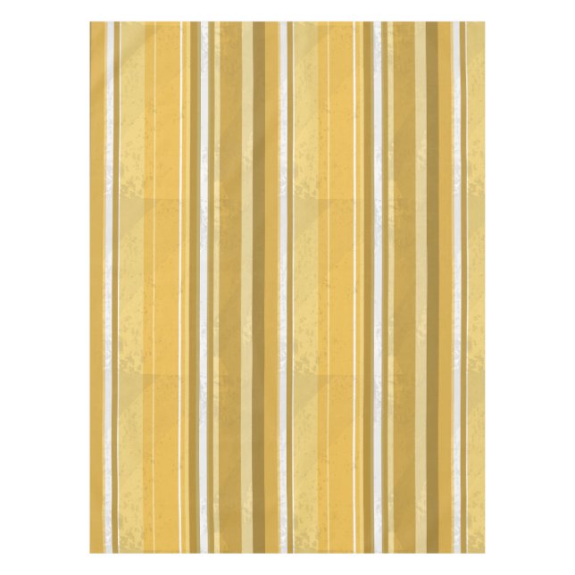 Stripes Yellow Tablecloth (Front)