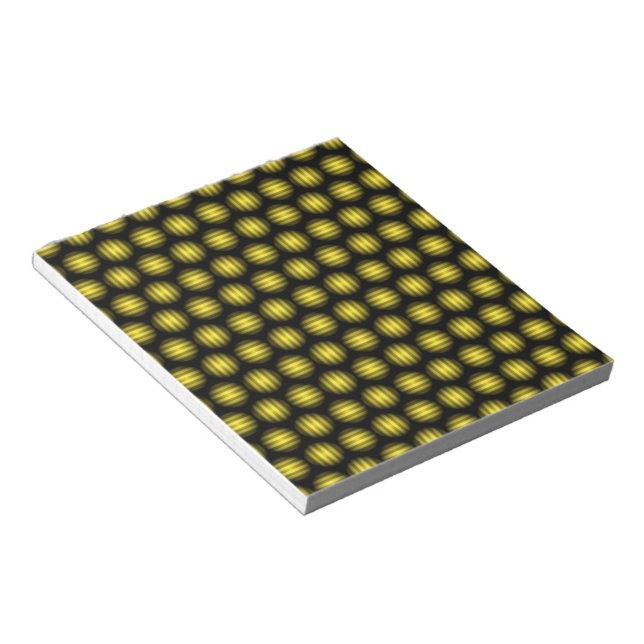 Stripey Ball Pattern Notepad (Angled)