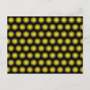 Stripey Ball Pattern Postcard