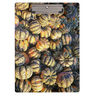 Stripey Pumpkins Cluster Clipboard