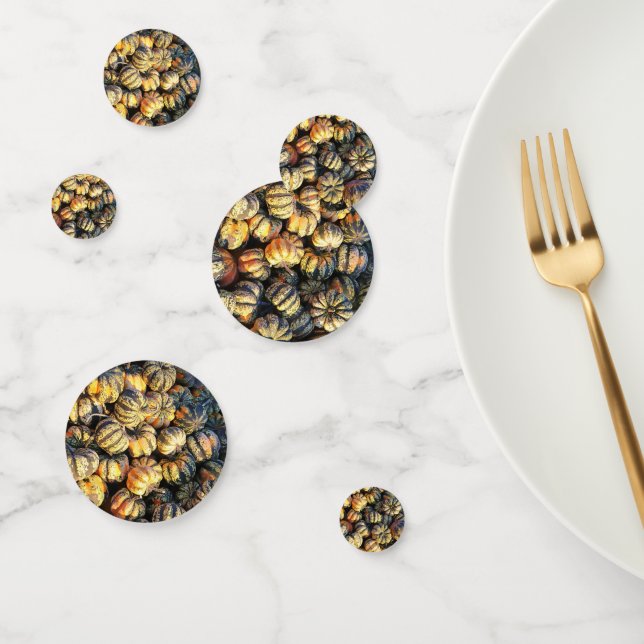 Stripey Pumpkins Cluster  Confetti (Group)