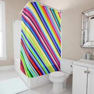 Stripey Shower Curtain