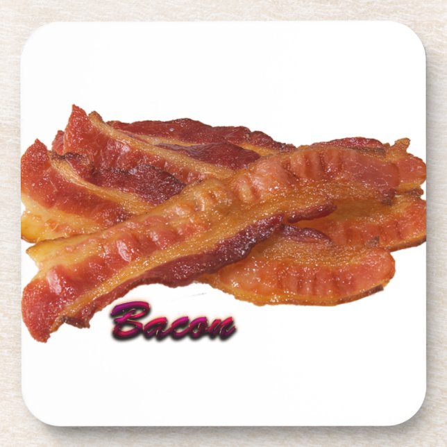 Strips of Bacon Coaster (Front)
